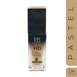 Pastel Beauty HD True Matte Retouch-Free Foundation 12H Full Coverage - 04 Mocha 30ml